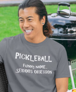 Serious obsession pickleball t-shirt - Picklesphere.com.