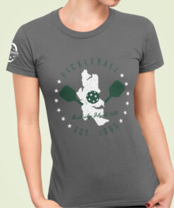 Bainbridge island pickleball t-shirt for women - Picklesphere.com.