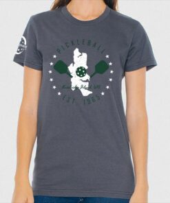 Bainbridge Island pickleball t-shirt, slate - Picklesphere.com.