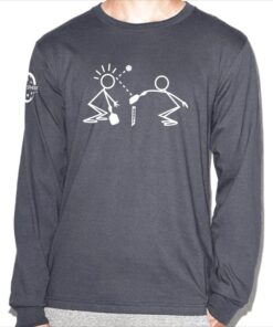 Stick figures long-sleeve t-shirt - Picklesphere.com.