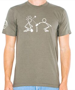 Stickmen t-shirt, lieutenant - Picklesphere.com.